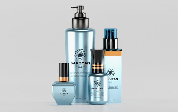 Download Cosmetic Branding Mockup Scene - Cosmetic branding Collection
