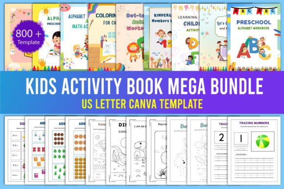 Download Kids Activity Book Mega Bundle Canva - Premium Resources