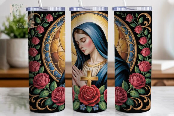 Download Divine Mother Floral 20oz Tumbler Wrap - Divine mother Collection