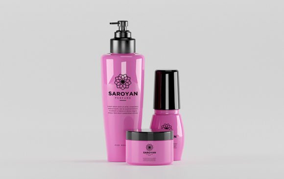 Download Cosmetic Branding Mockup Scene - Cosmetic branding Collection